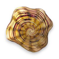 Small Multicolor Fluted Bowl