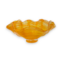 Small Multicolor Fluted Bowl