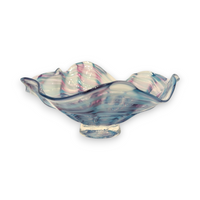 Small Multicolor Fluted Bowl