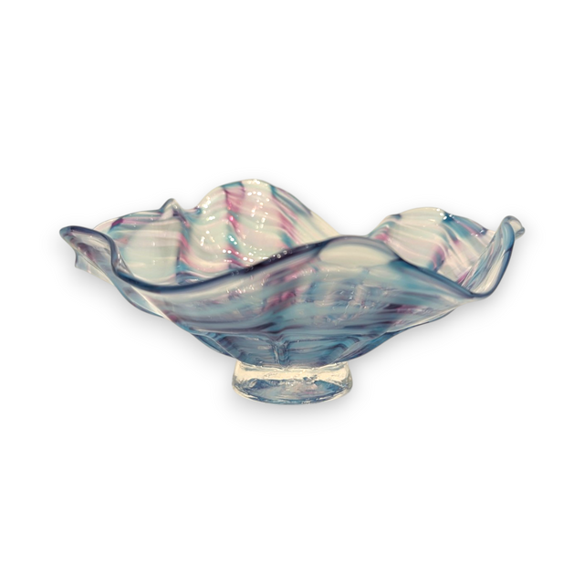 Small Multicolor Fluted Bowl
