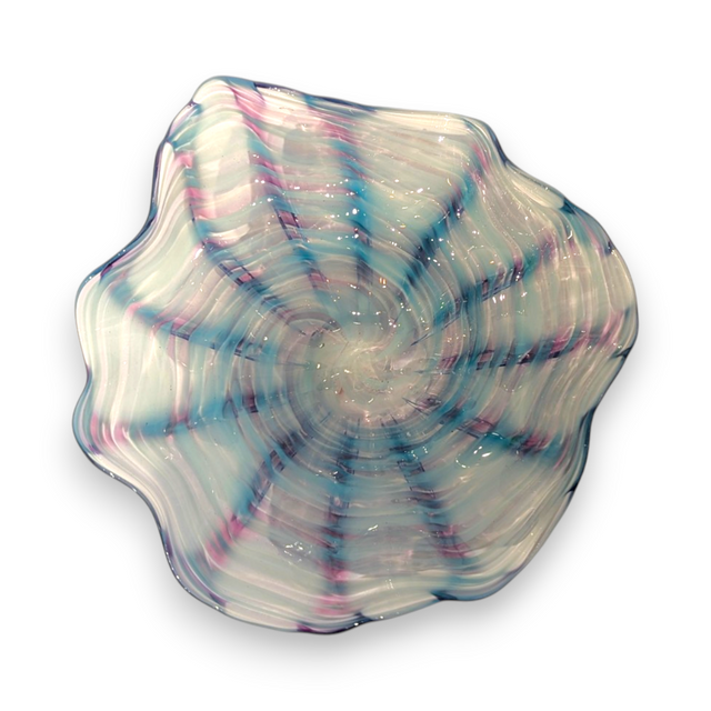 Small Multicolor Fluted Bowl