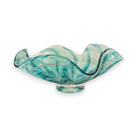 Small Multicolor Fluted Bowl