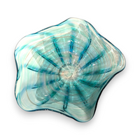 Small Multicolor Fluted Bowl
