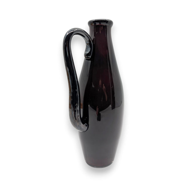 Black Vase with Handle