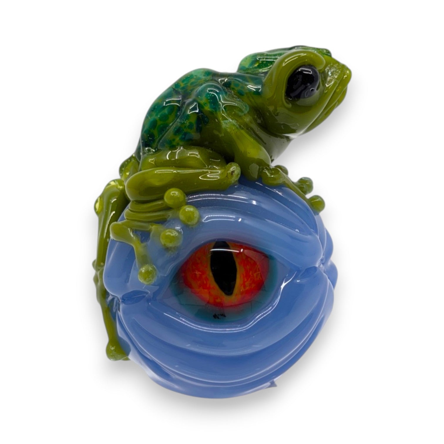 Eyeball Marble with Frog