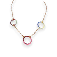 3 Split Ring Necklace