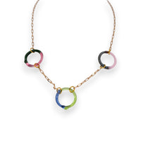 3 Split Ring Necklace