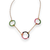 3 Split Ring Necklace
