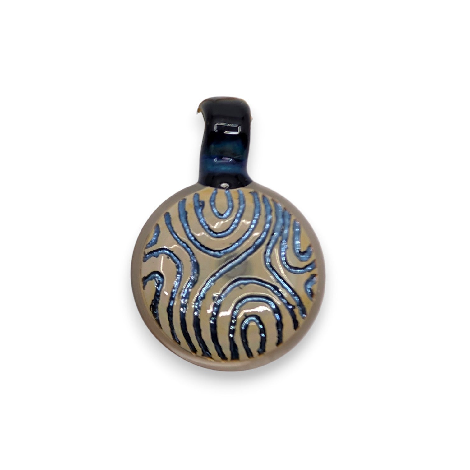 Trippy Striation Pendant (No Chain)