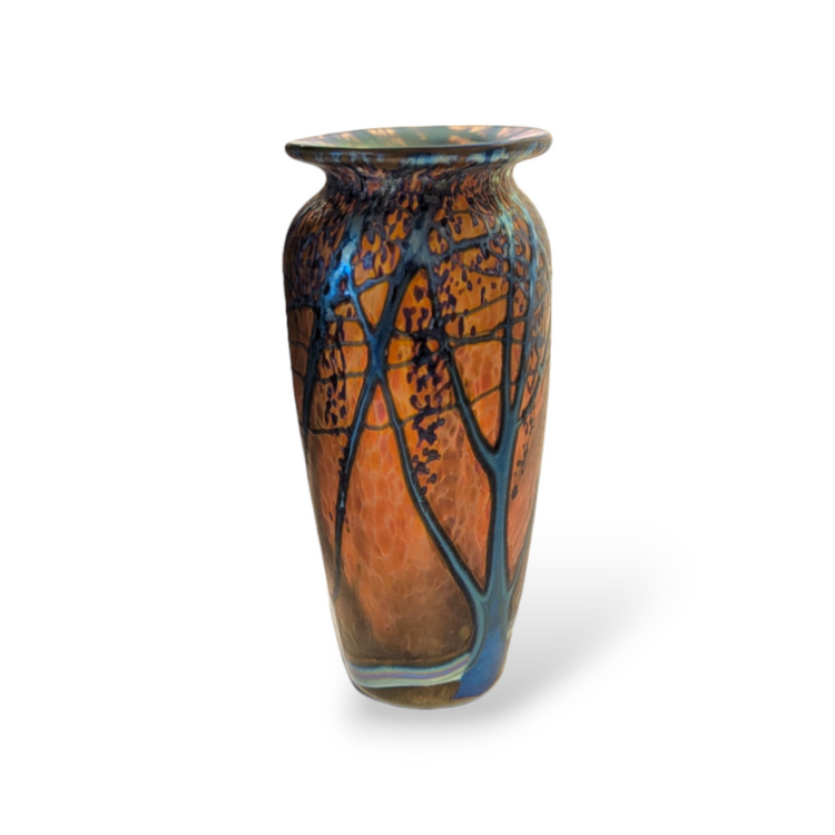 Ruby Wisteria Vase
