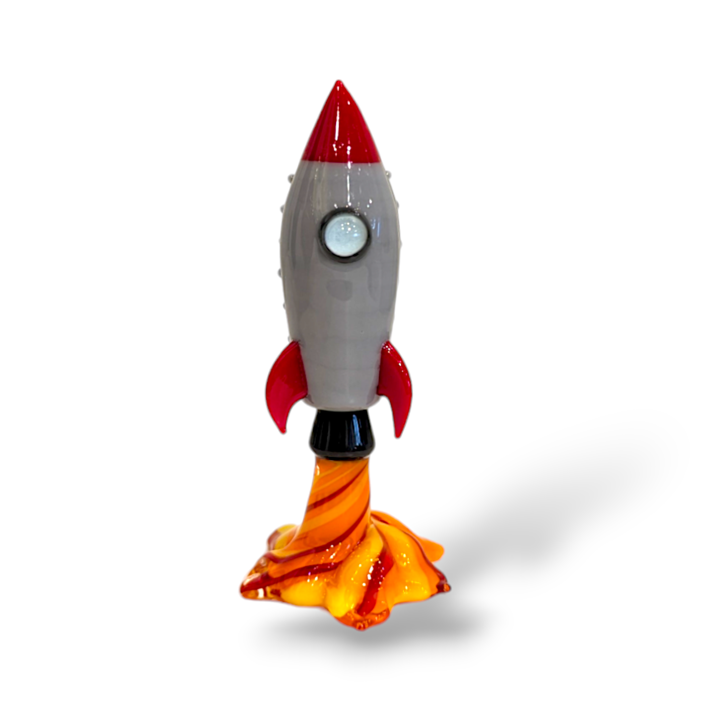 Gray Red-Fin Rocketship