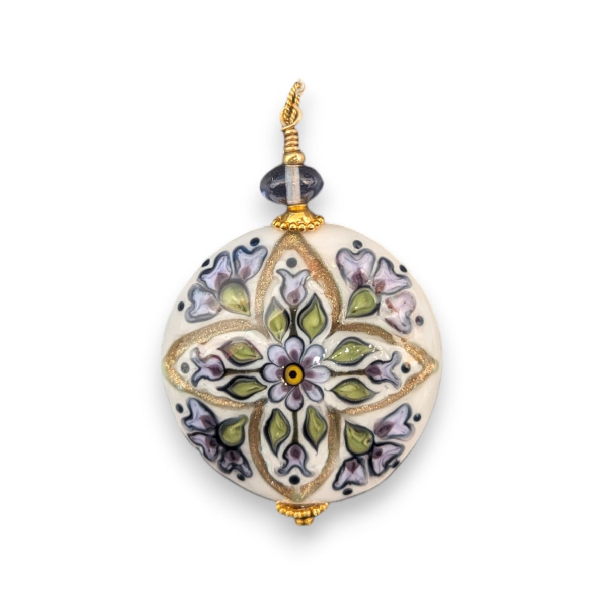 Floral Medallion Pendant