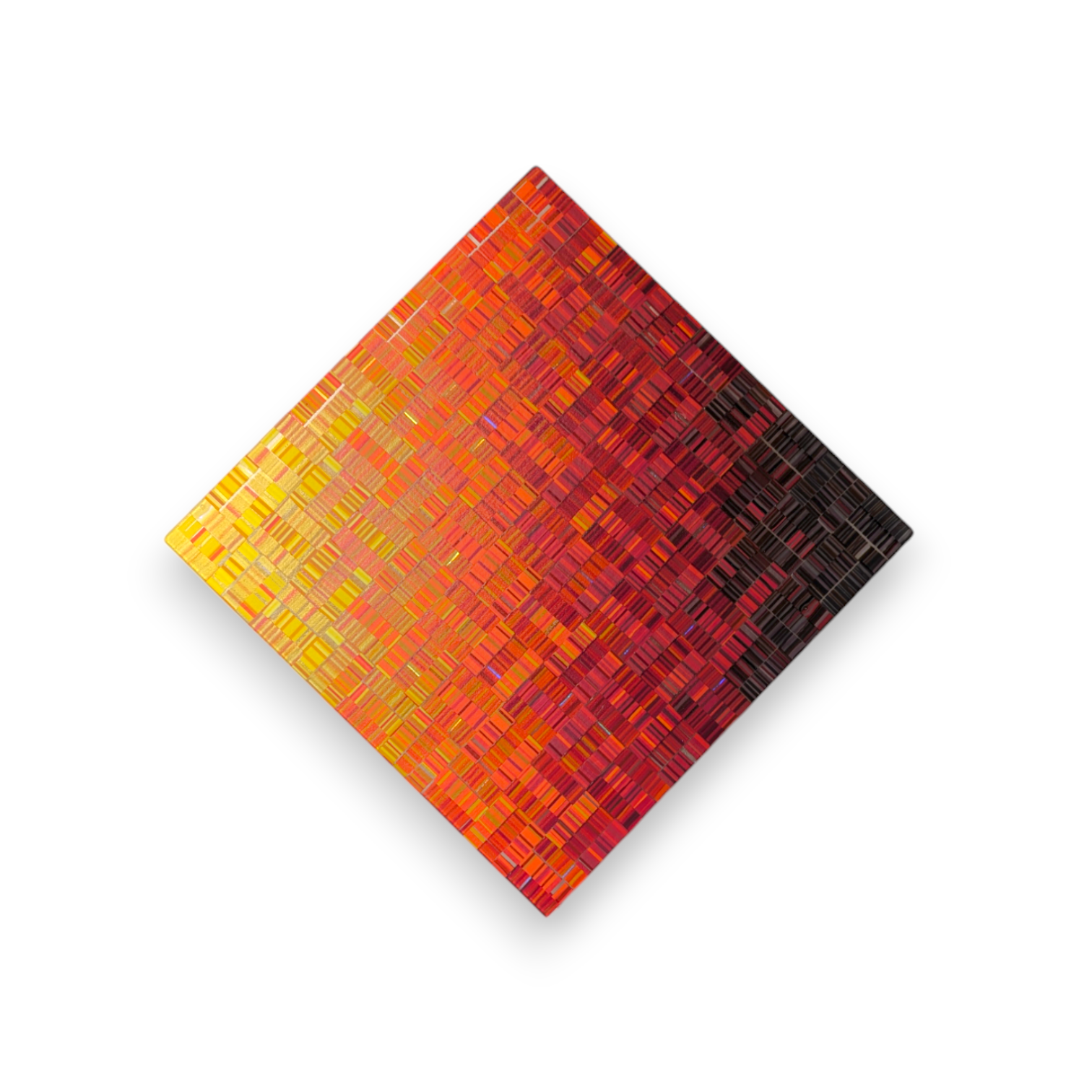 On Fire - Large Color Shift Wall Panel Square