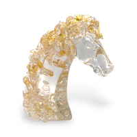 Gold Horse Sculpture