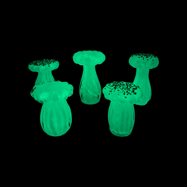 Glow Mushroom Paperweight