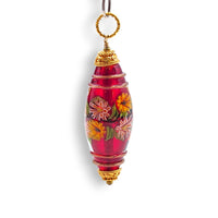 Fushia Floral Murrini Pendant