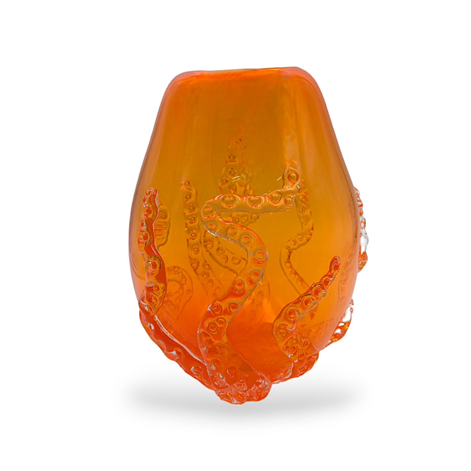 Orange Kraken Vase