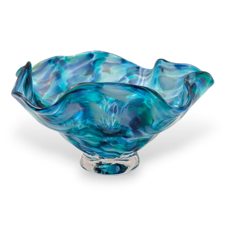Small Multicolor Fluted Bowl
