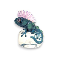 Iguana on Ice Sculpture