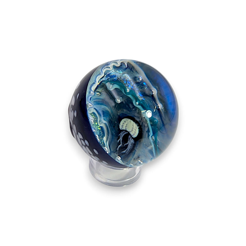 Ocean Marble with Jellyfish