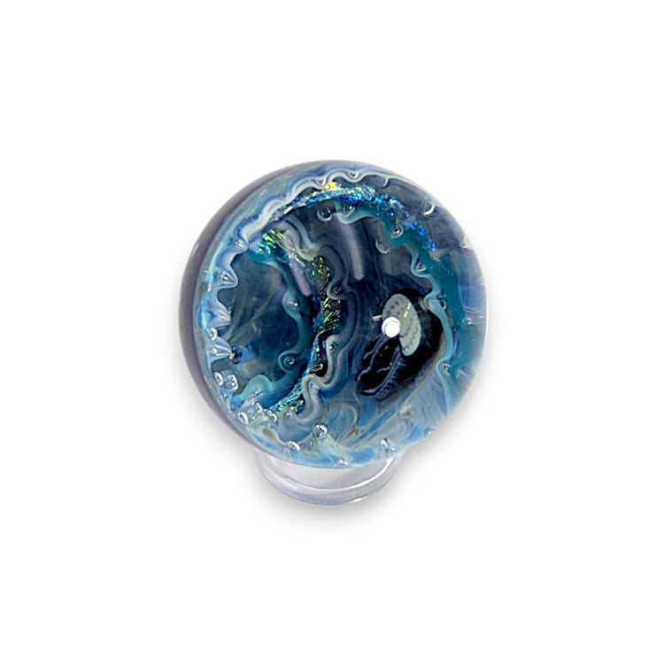 Ocean Marble with Jellyfish