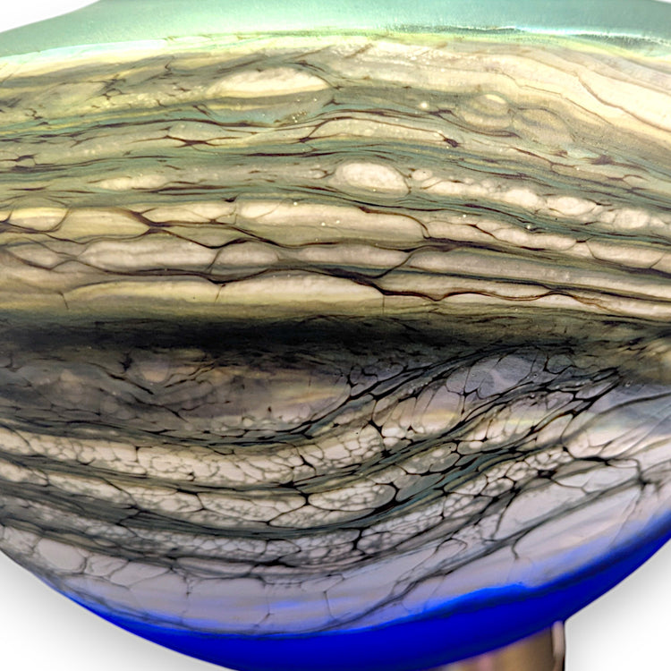 Sage Cobalt Lamp