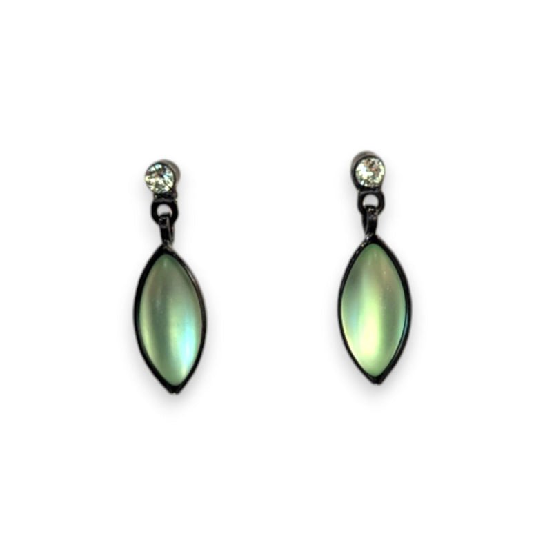 Large Leaf Post Earring