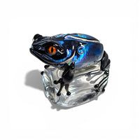 Jumbo Bullfrog on Ice