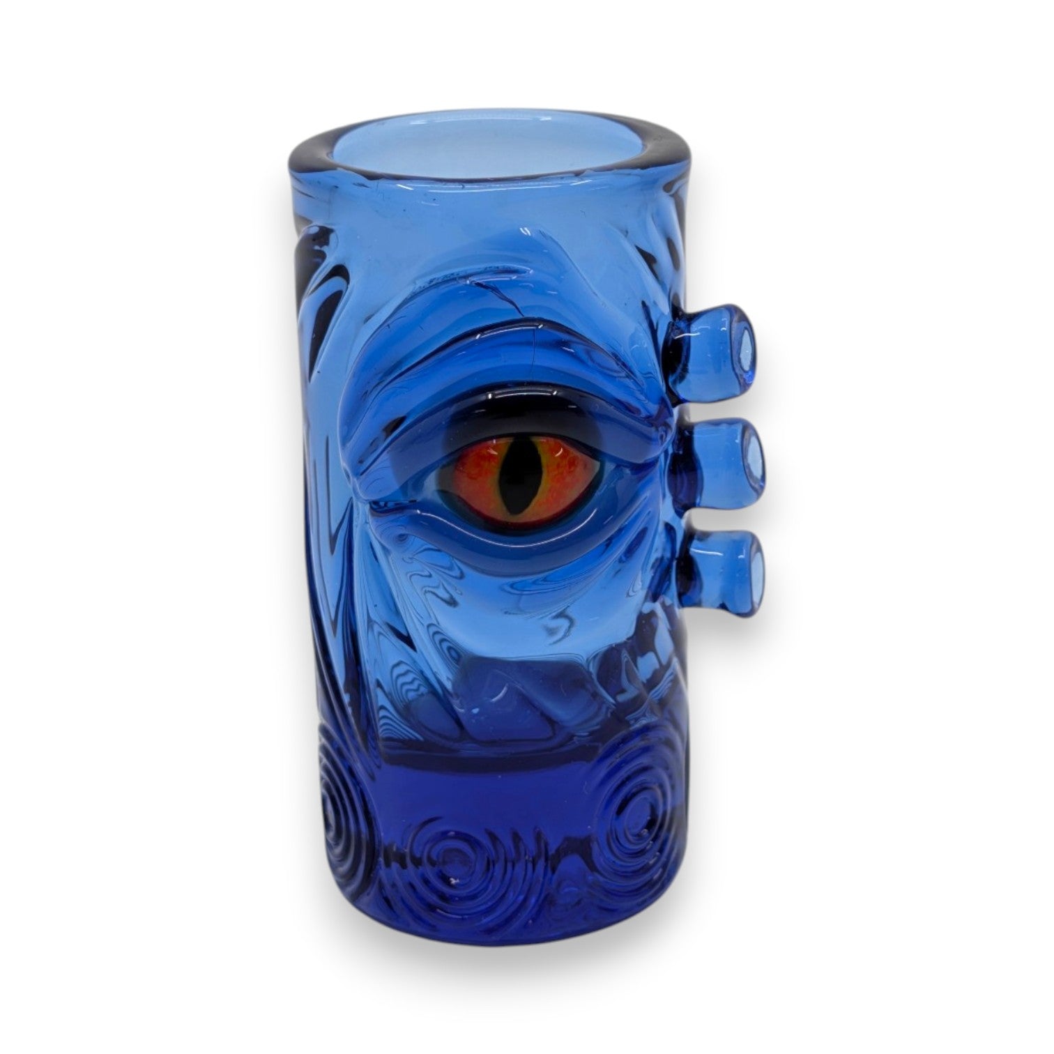 Cobalt Monster Shot Glass with Eyeball