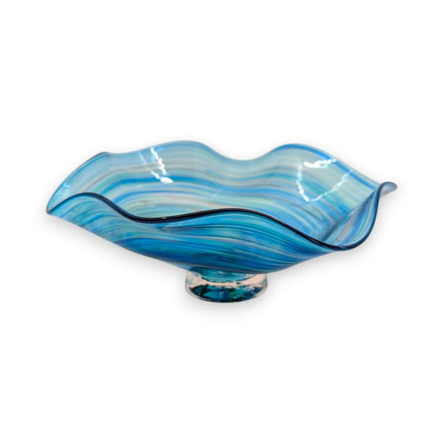 Small Multicolor Fluted Bowl
