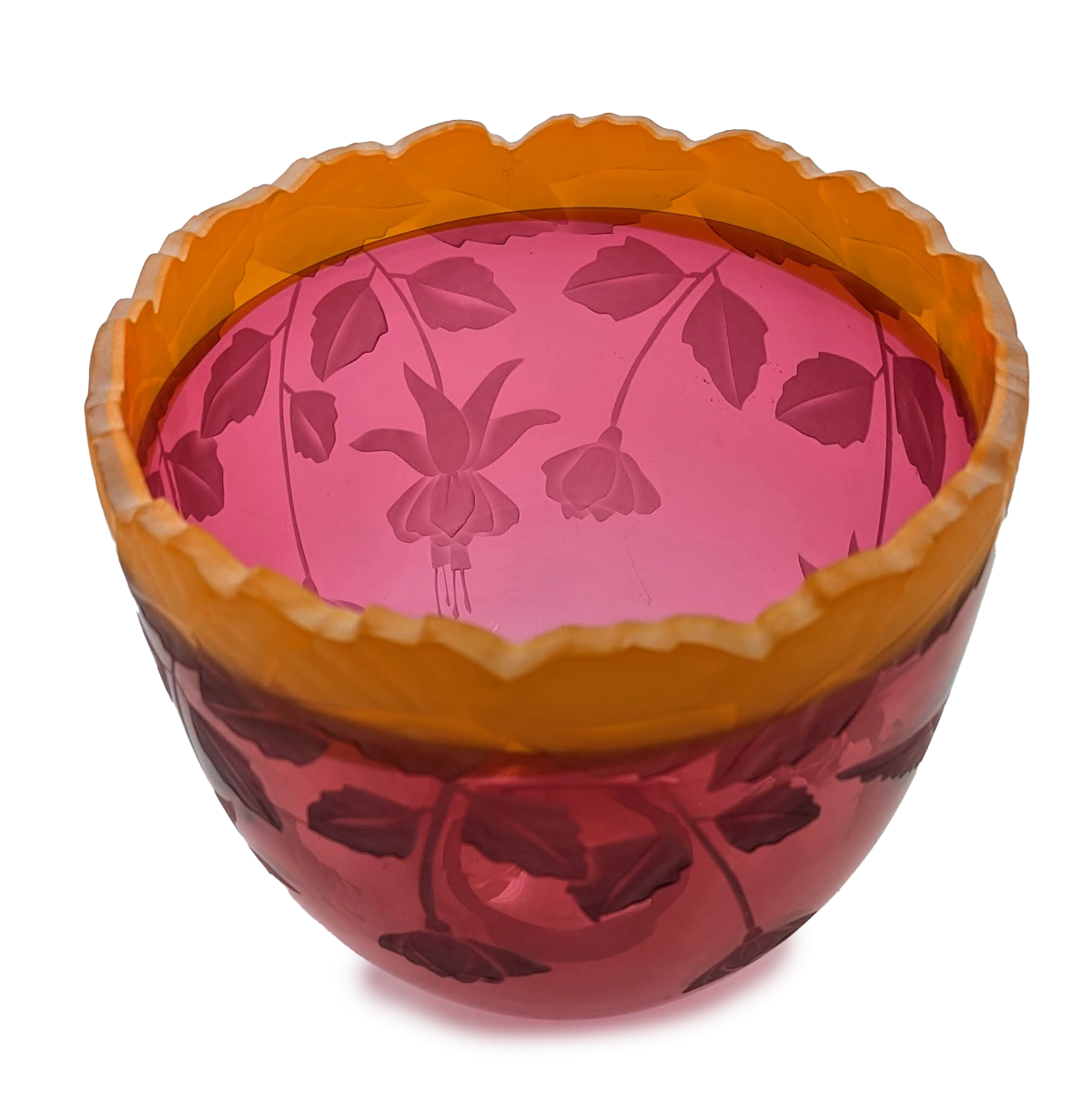 Fuschia & Hummingbird Bowl