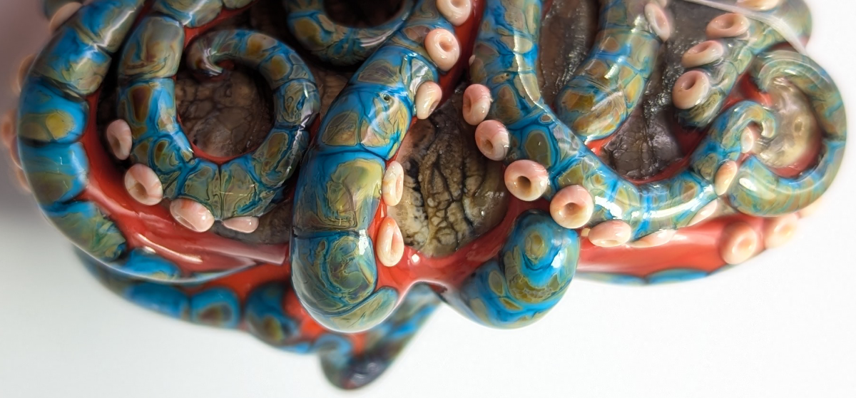 Reticulated Octopus Sculpture