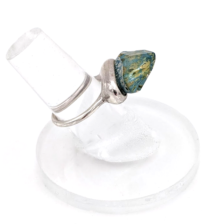 One of a Kind Faceted Ring