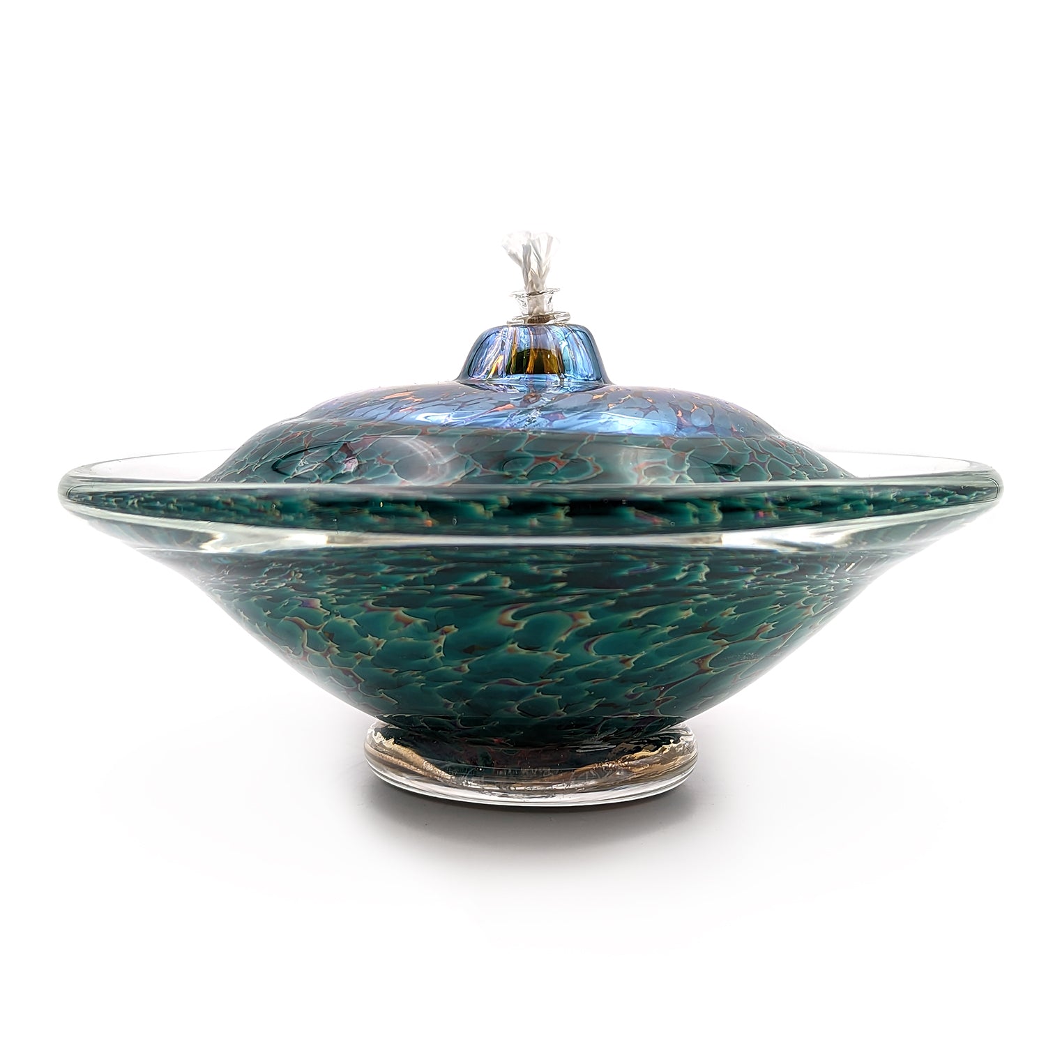 Large Saturn Oil Lamp