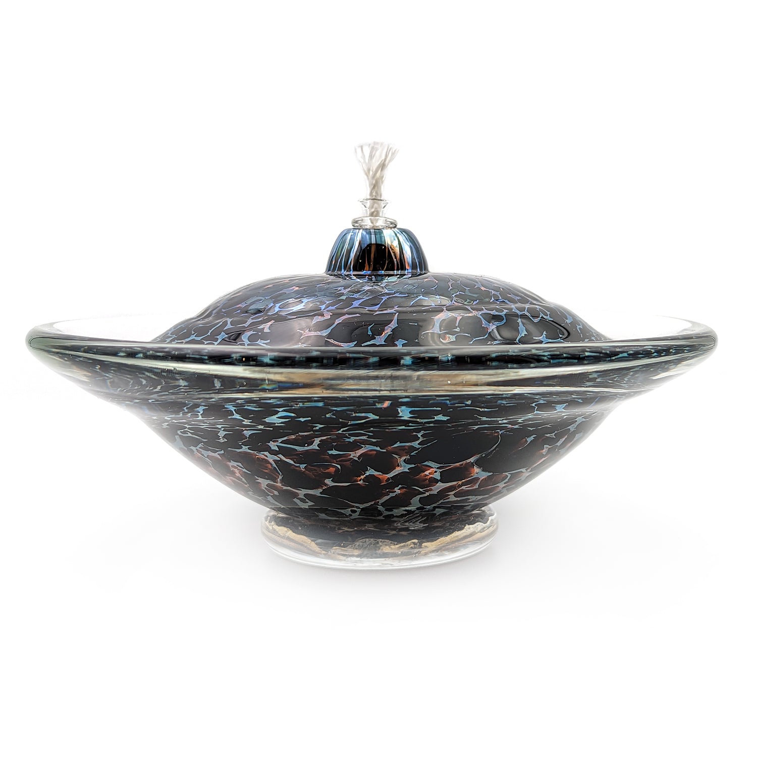 Large Saturn Oil Lamp