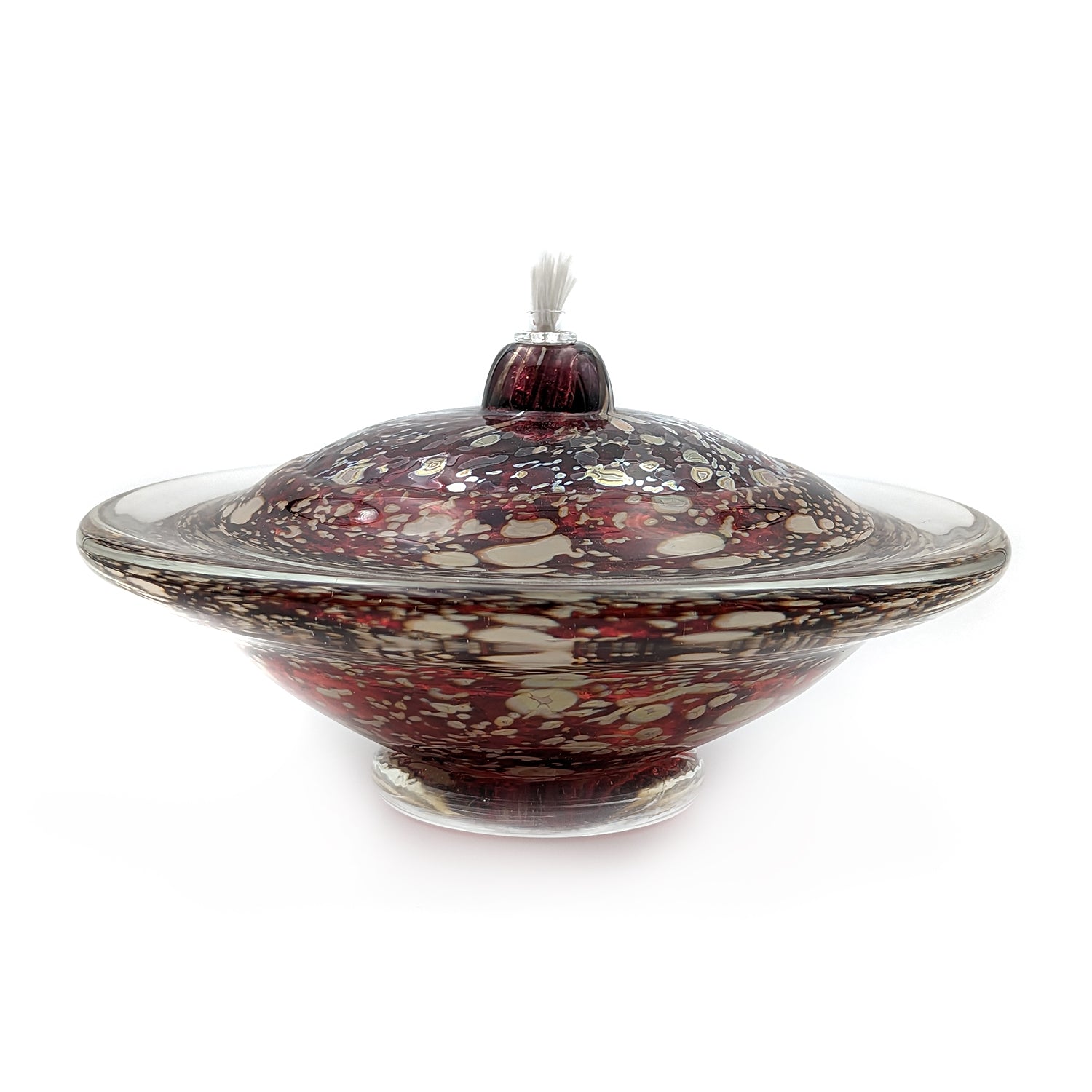 Large Saturn Oil Lamp
