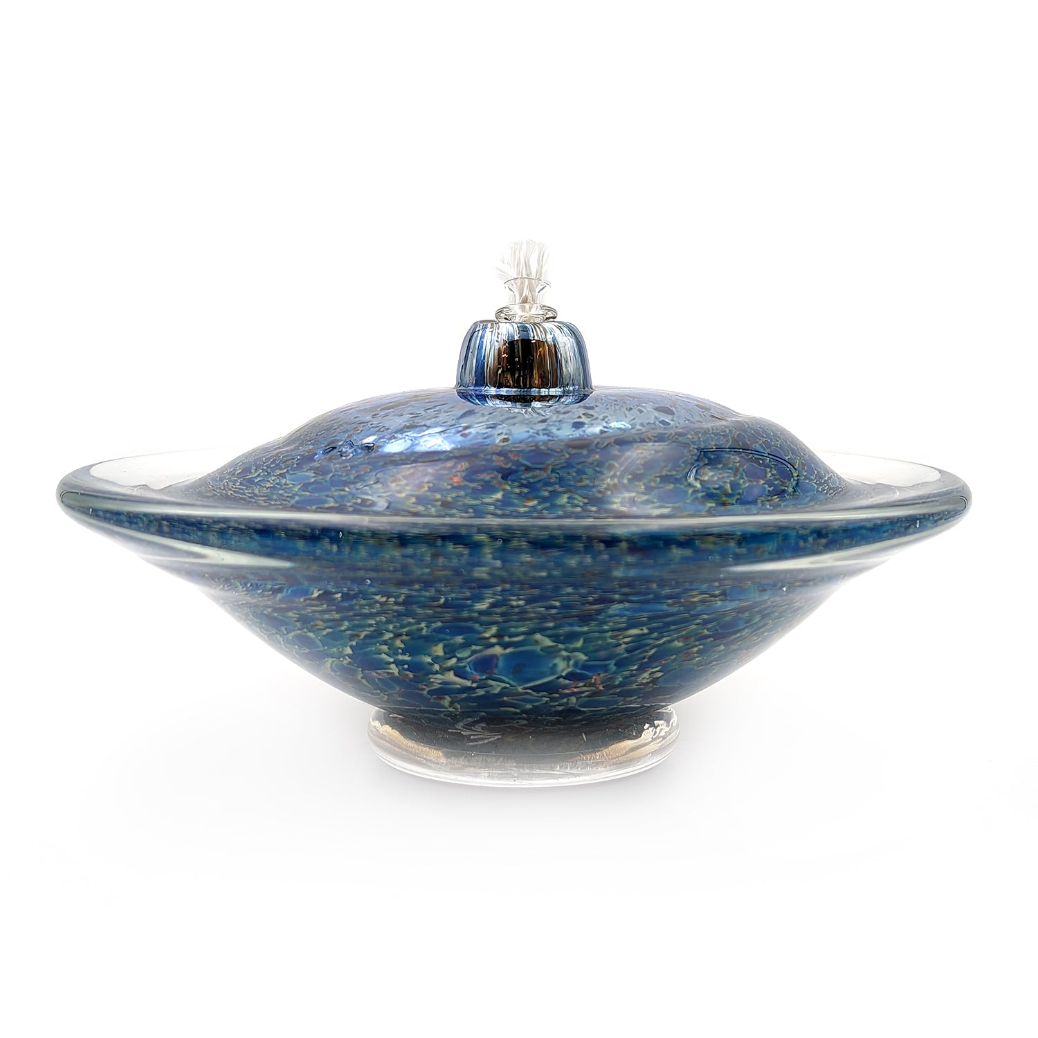 Large Saturn Oil Lamp