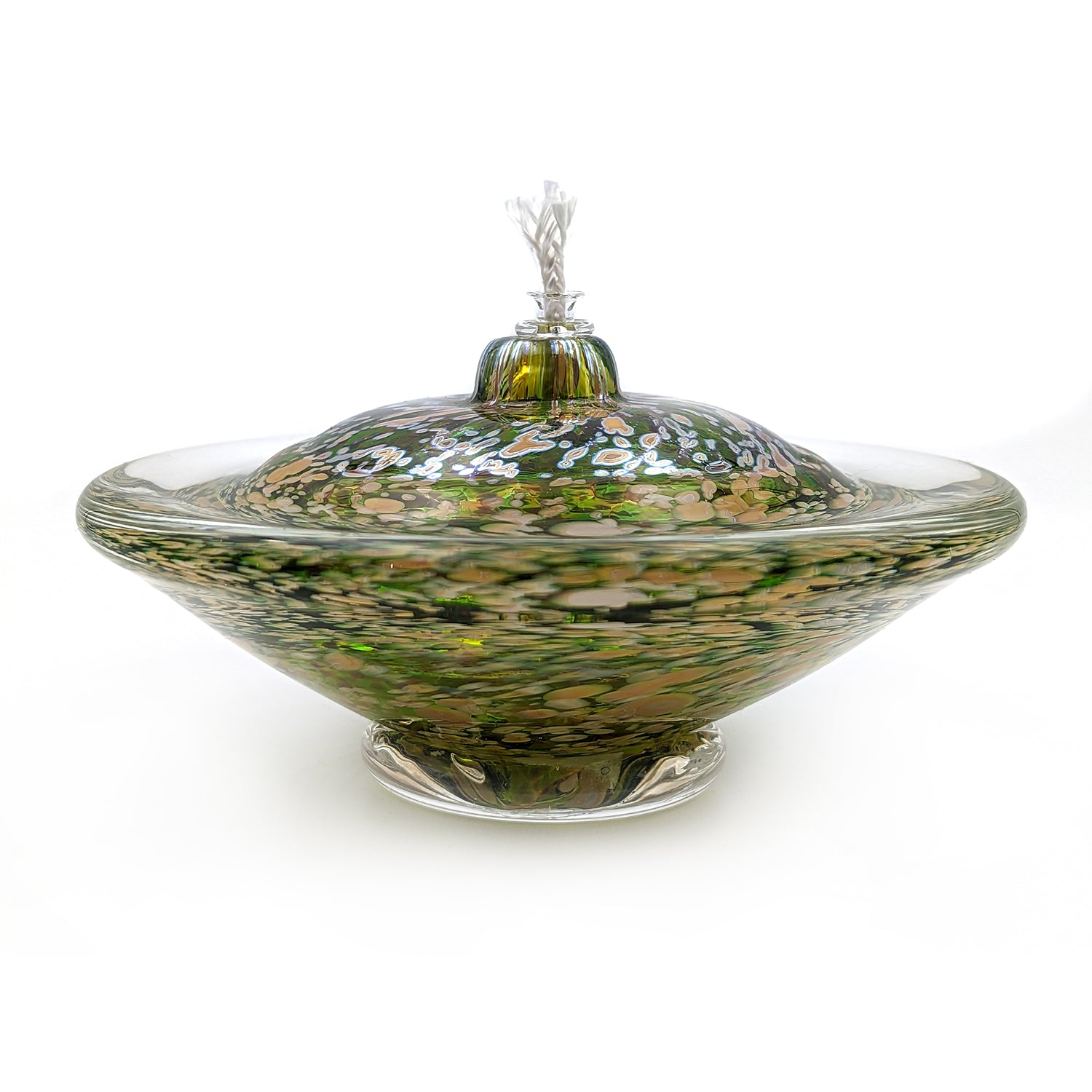 Large Saturn Oil Lamp