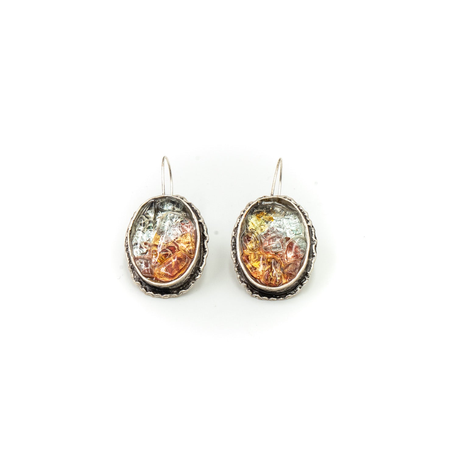 Oval Drop Earrings