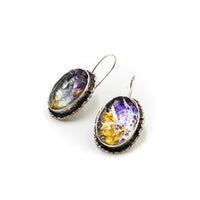 Oval Drop Earrings