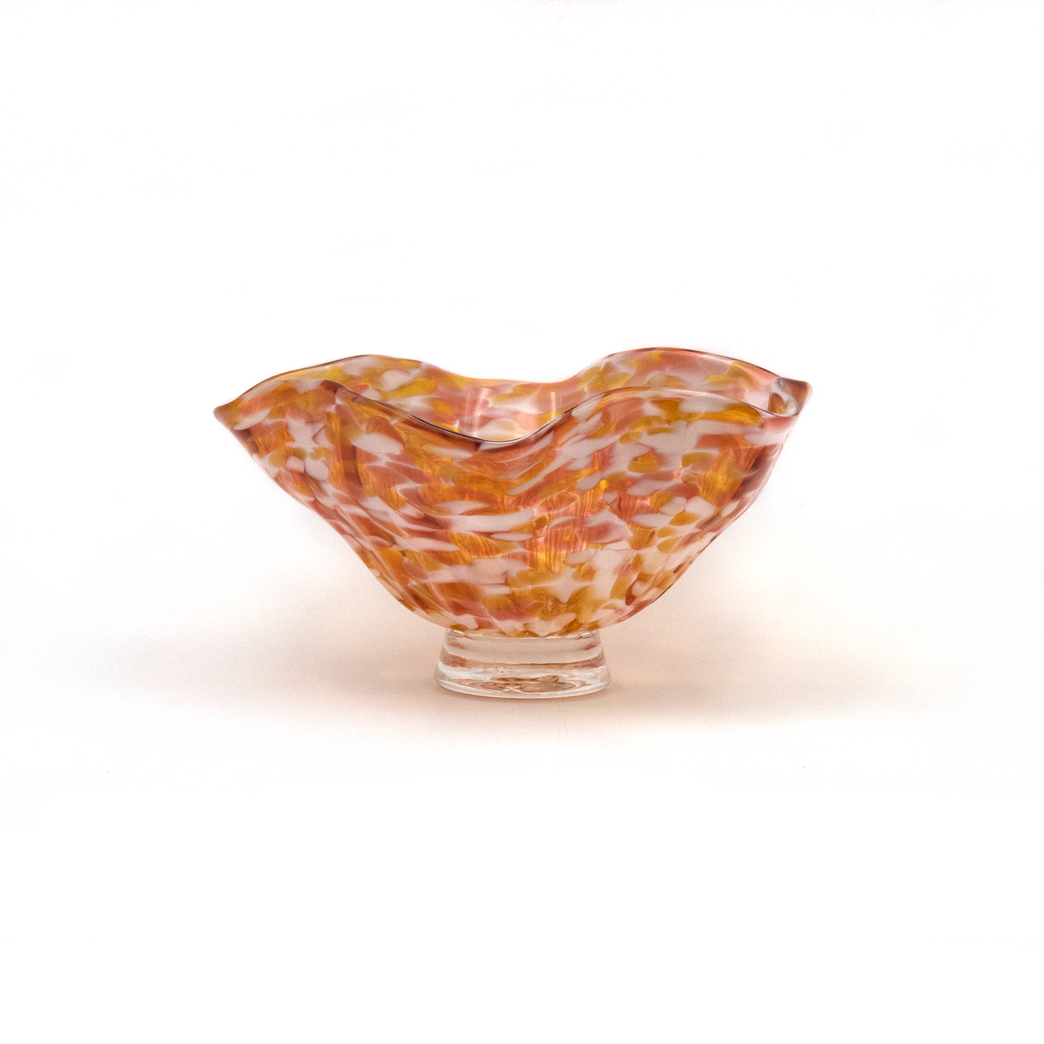 Small Multicolor Fluted Bowl